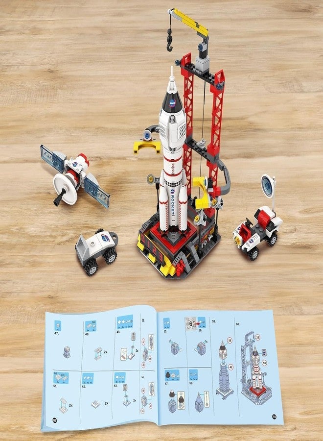 EXOMOON City Space Rocket Toy, Building Blocks Set for 6 7 8 9 10 11 12 Years Boys Girls STEM Role Play Space Explore Space Shuttle Toys Gift for Children 6 Years and Up (542 Pieces) - Image 3